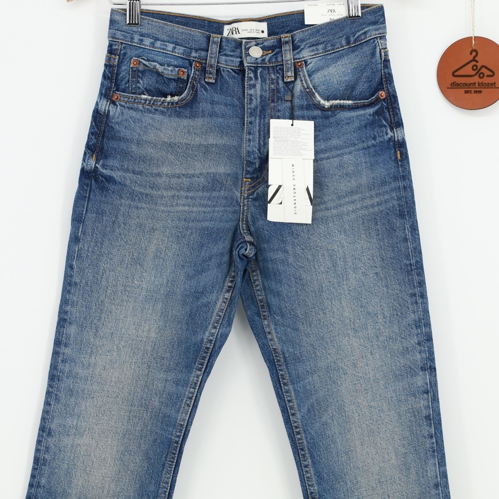 ZARA SIGNATURE DENIM ZW THE TRUTH SLIM JEANS - Picture 5 of 13